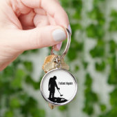 -再度失敗- Keychainを検出する金属 キーホルダー (手)