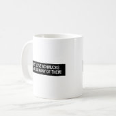 再度愚か者 コーヒーマグカップ (正面左)