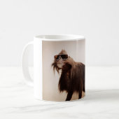 再度猿の朝か。 コーヒーマグカップ (正面左)