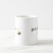 再度蜂のTシャツへの祖母 コーヒーマグカップ (中央)