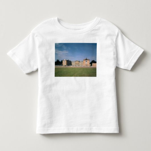 再建される西の前部の眺め1746-61年 トドラーTシャツ (正面)