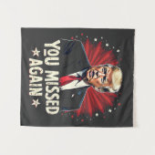 再恋しく思びペッ救トのトランプ選挙 タペストリー (正面(横))