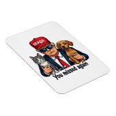 再恋しく思びペッ救トのトランプ選挙 マグネット (右側)