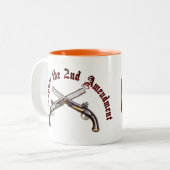 再改正を支持する ツートーンマグカップ (正面左)