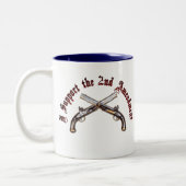 再改正を支持する ツートーンマグカップ (左)