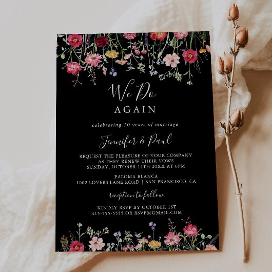 再数々の生の誓いを立てる 招待状