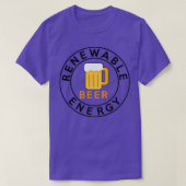 再最高の生産エネルギービール大好き Tシャツ (デザイン正面)