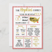 再検討中の私たちの年,家族イベントのクリスマス シーズンカード (正面)