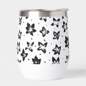 再構築された花柄 – 無彩色ゴシック (左面)