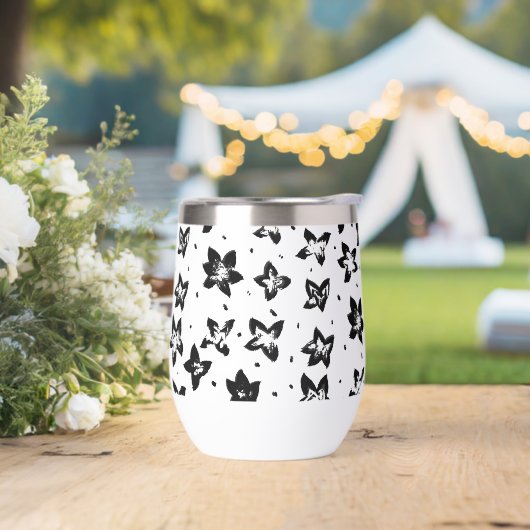 再構築された花柄 – 無彩色ゴシック (ウェディング)