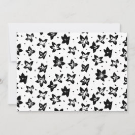 再構築された花柄 – 無彩色ゴシック シーズンカード