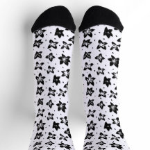 再構築された花柄 – 無彩色ゴシック