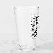 再構築された花柄 – 無彩色ゴシック タンブラーグラス (右)