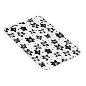 再構築された花柄 – 無彩色ゴシック マグネット (右側)