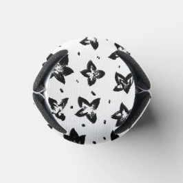 再構築された花柄 – 無彩色ゴシック 缶クーラー