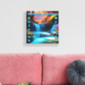 再火災を更新する呼吸を更新 キャンバスプリント (インサイチュ (リビング))