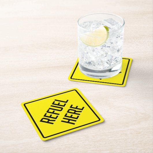 再燃ここ紙コースター スクエアペーパーコースター (インサイチュ)