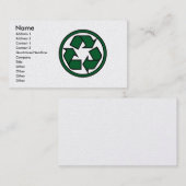 再環状の 名刺 (正面/裏面)