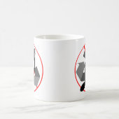 再生された再生音楽 コーヒーマグカップ (中央)
