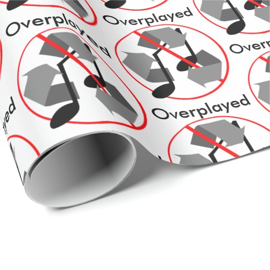 再生された再生音楽 ラッピングペーパー (ロールコーナー)