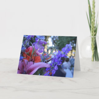 再生された花 カード