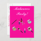 再生のパーティの招待状カード インビテーションポストカード (正面/裏面)