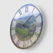 再生のビクトリアオーストラリアローマ数字の時計 ラージ壁時計 (傾斜)