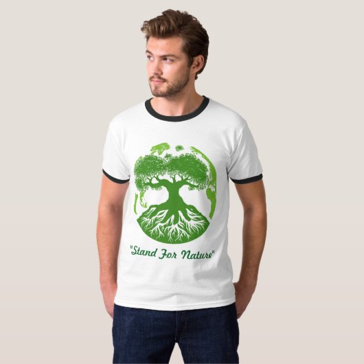 "再生の根" Tシャツ (正面フル)