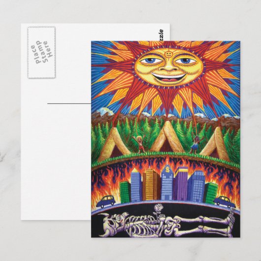 再生の死 ポストカード (正面/裏面)