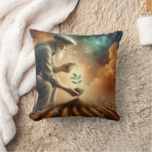 「再生の種」装飾用クッション クッション (ブランケット)