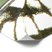 再生まれ度バタフライ聖書クリスチャンのポスター ポスター (角)