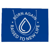 再生まれ度バプテスマ抱き枕 ラージペーパーバッグ (裏面)