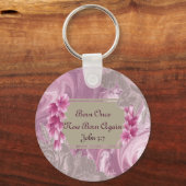 再生まれ度再生まれ度フローラ大理石キーチェーン キーホルダー (正面)