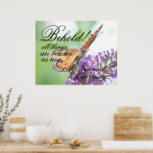 再生まれ度蝶ポスター ポスター (キッチン)