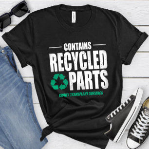 再生カスタム部品移植を含む製品 Tシャツ