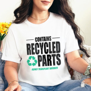 再生カスタム部品移植ライトを含む トライブレンドTシャツ