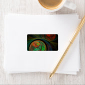 再生グリーン抽象芸術アート ラベル (インサイチュ)