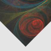 再生グリーン抽象芸術アート 薄葉紙 (詳細)