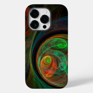 再生グリーン抽象芸術アート Case-Mate iPhone 14 PROケース