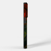 再生グリーン抽象芸術アート Case-Mate iPhoneケース (裏面 / 右)