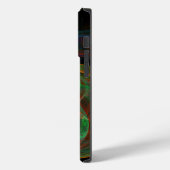 再生グリーン抽象芸術アート Case-Mate iPhoneケース (裏面 / 左)