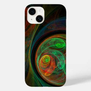 再生グリーン抽象芸術アート Case-Mate iPhone 14ケース