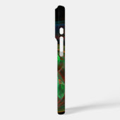 再生グリーン抽象芸術アート Case-Mate iPhoneケース (裏面 / 左)