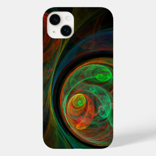再生グリーン抽象芸術アート Case-Mate iPhone 14 PLUSケース