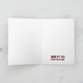 再生スターユダヤ悔やみや弔慰 カード (内部)