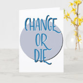 再生スローガンの記念日の変更または死亡 カード (黄色い花)