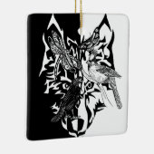 再生セラミックオーナメント用の動物ガイド セラミックオーナメント (右)