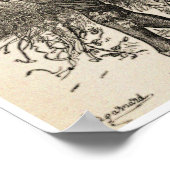 再生ファインアート19世紀イラストレーション ポスター (角)