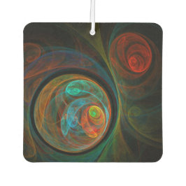 再生ブルー抽象芸術アート カーエアーフレッシュナー