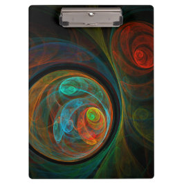 再生ブルー抽象芸術アート クリップボード